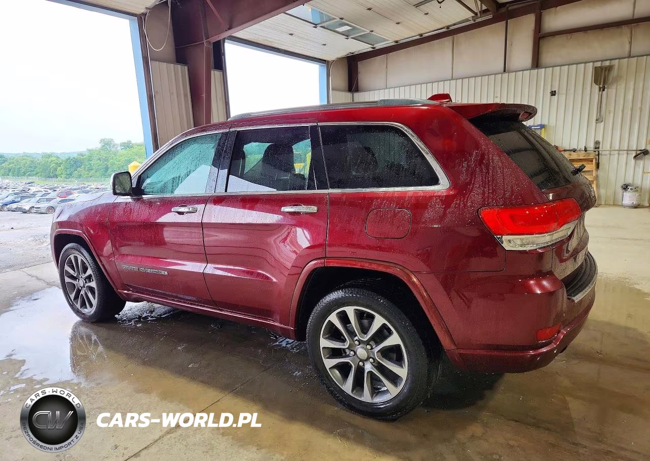 2017 Jeep Grand Cherokee Overland VIN:1C4RJECG0HC609318 - 2
