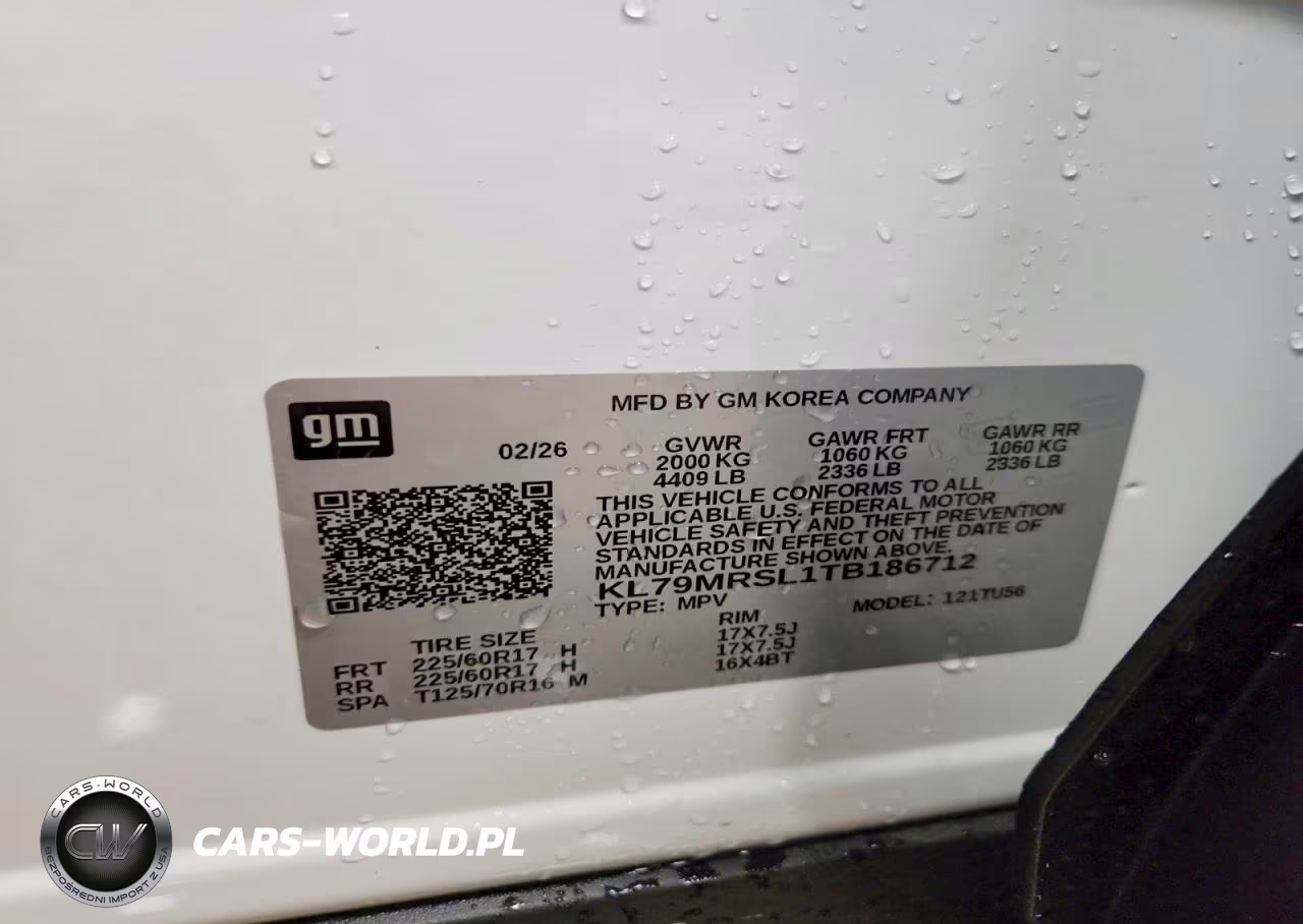 2026 Chevrolet Trailblazer Lt VIN:KL79MRSL1TB186712 - 13