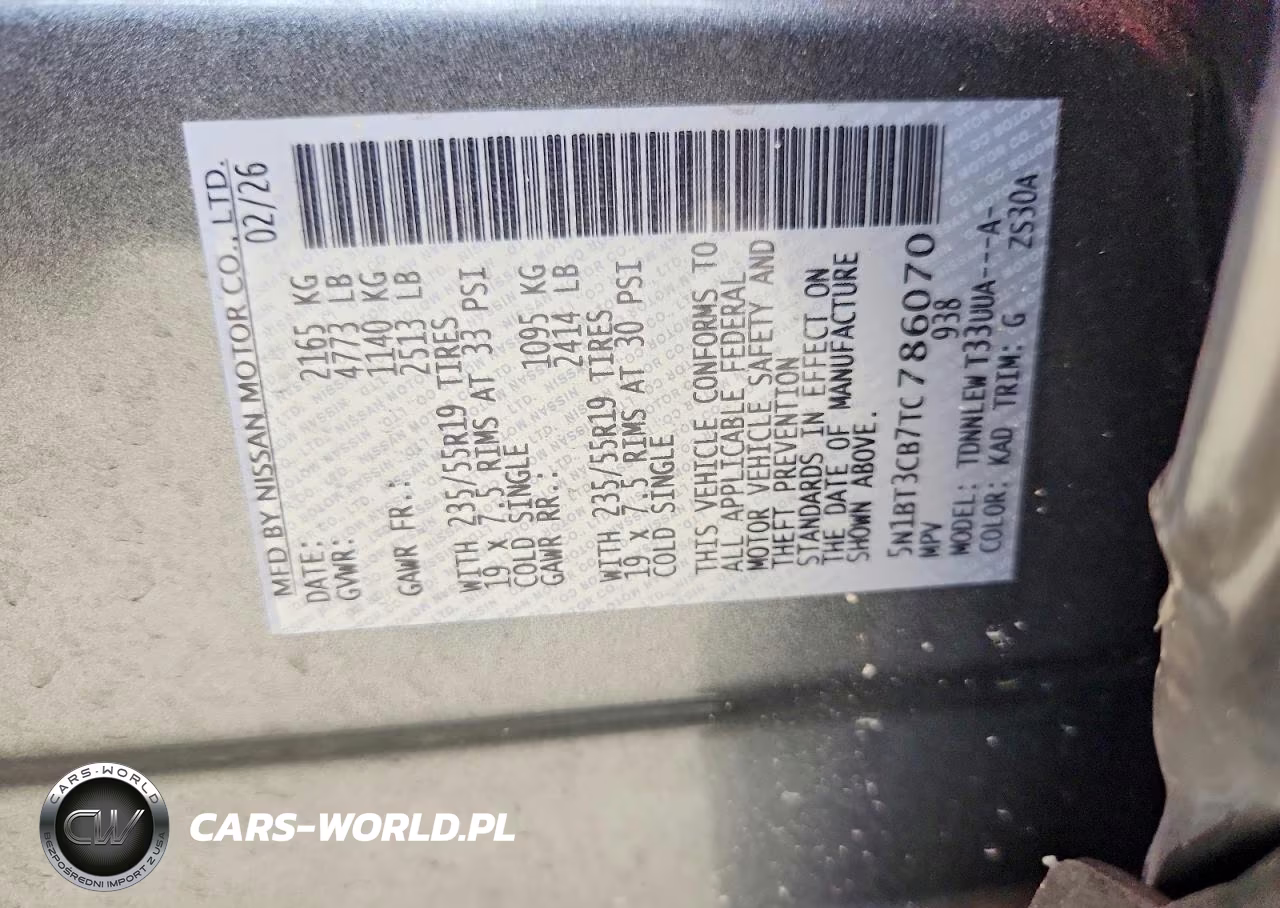 2026 Nissan Rogue Sl VIN:5N1BT3CB7TC786070 - 13