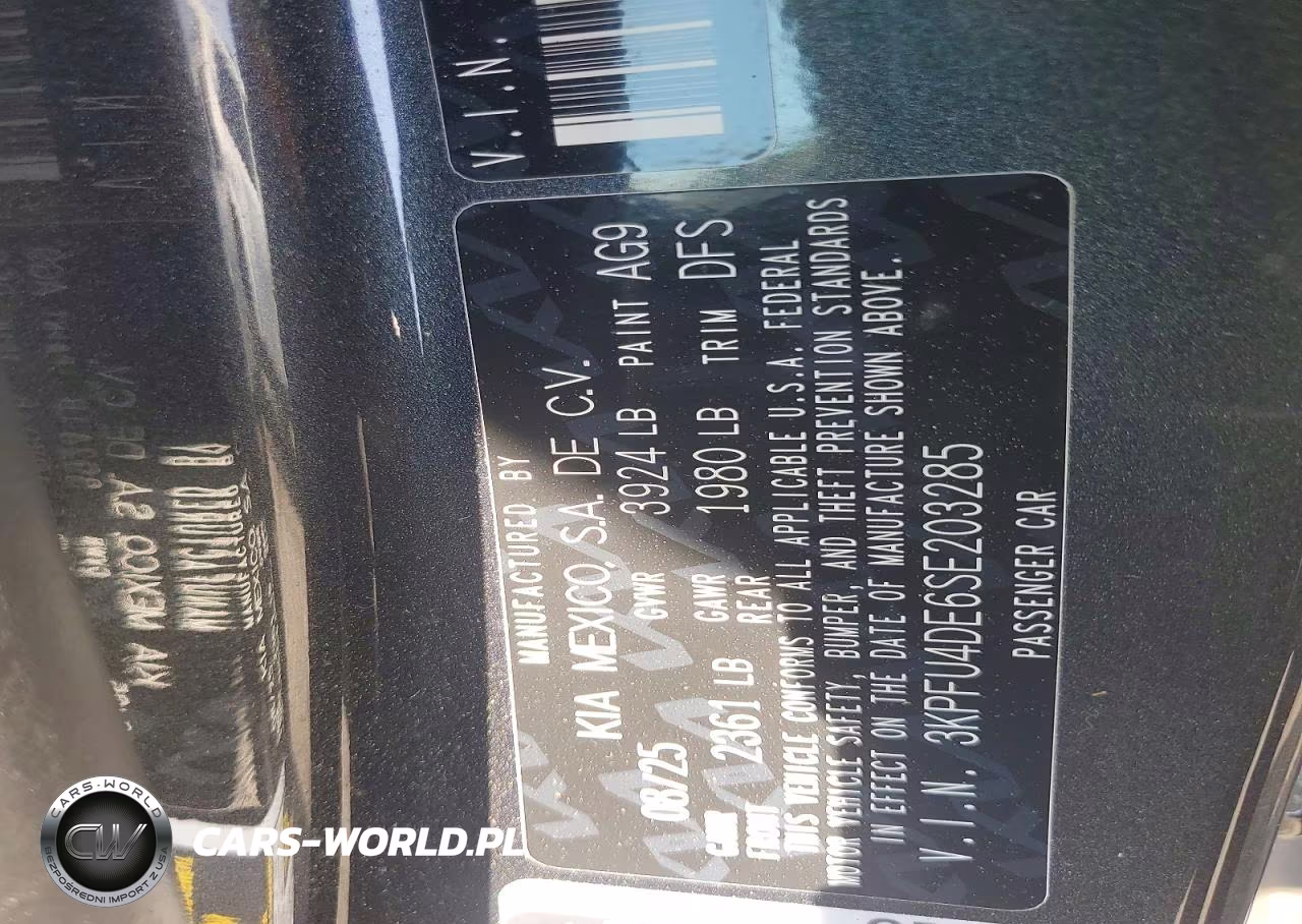 2025 Kia K4 Ex VIN:3KPFU4DE6SE203285 - 12
