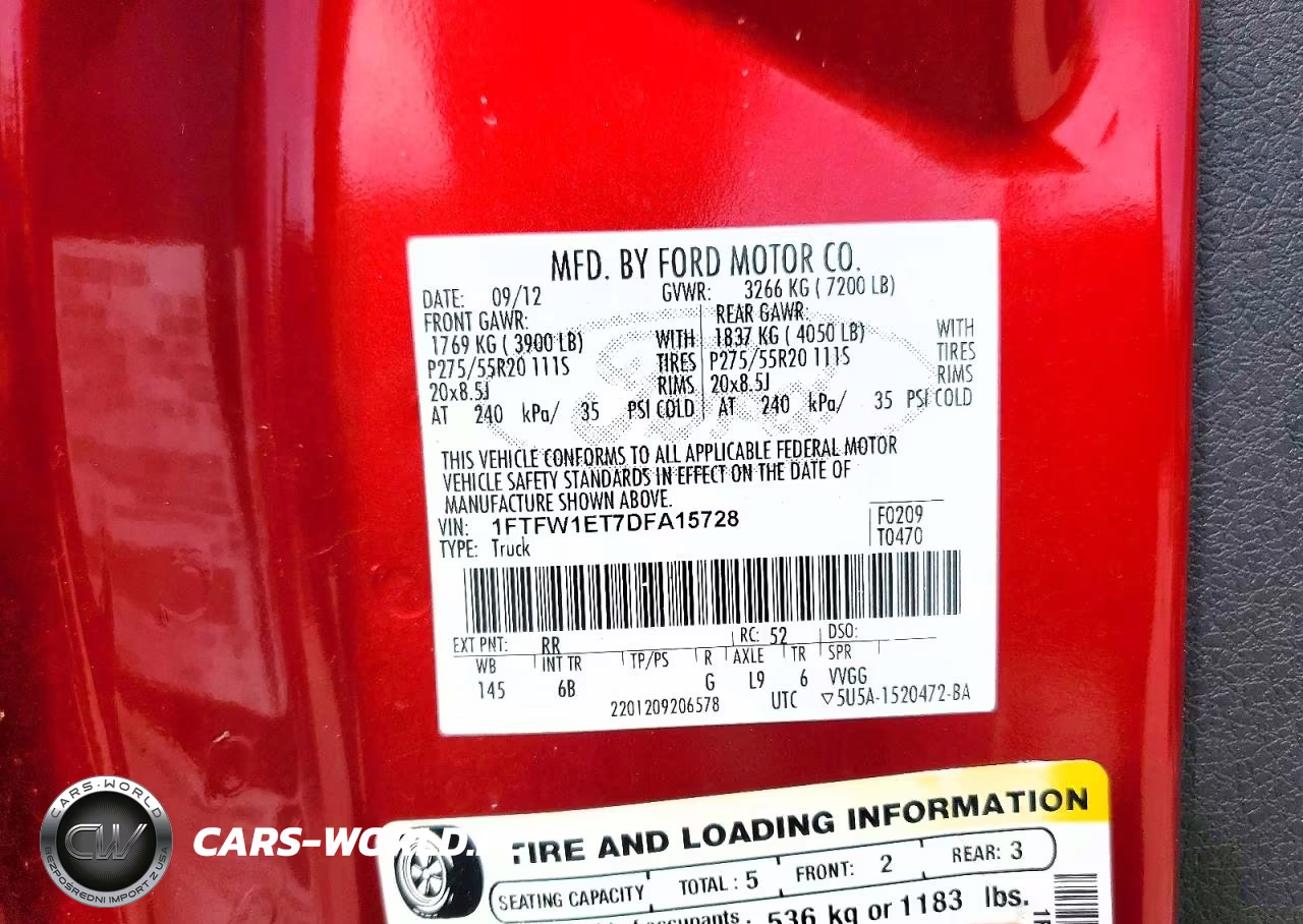 2013 Ford F150 Supercrew VIN:1FTFW1ET7DFA15728 - 12