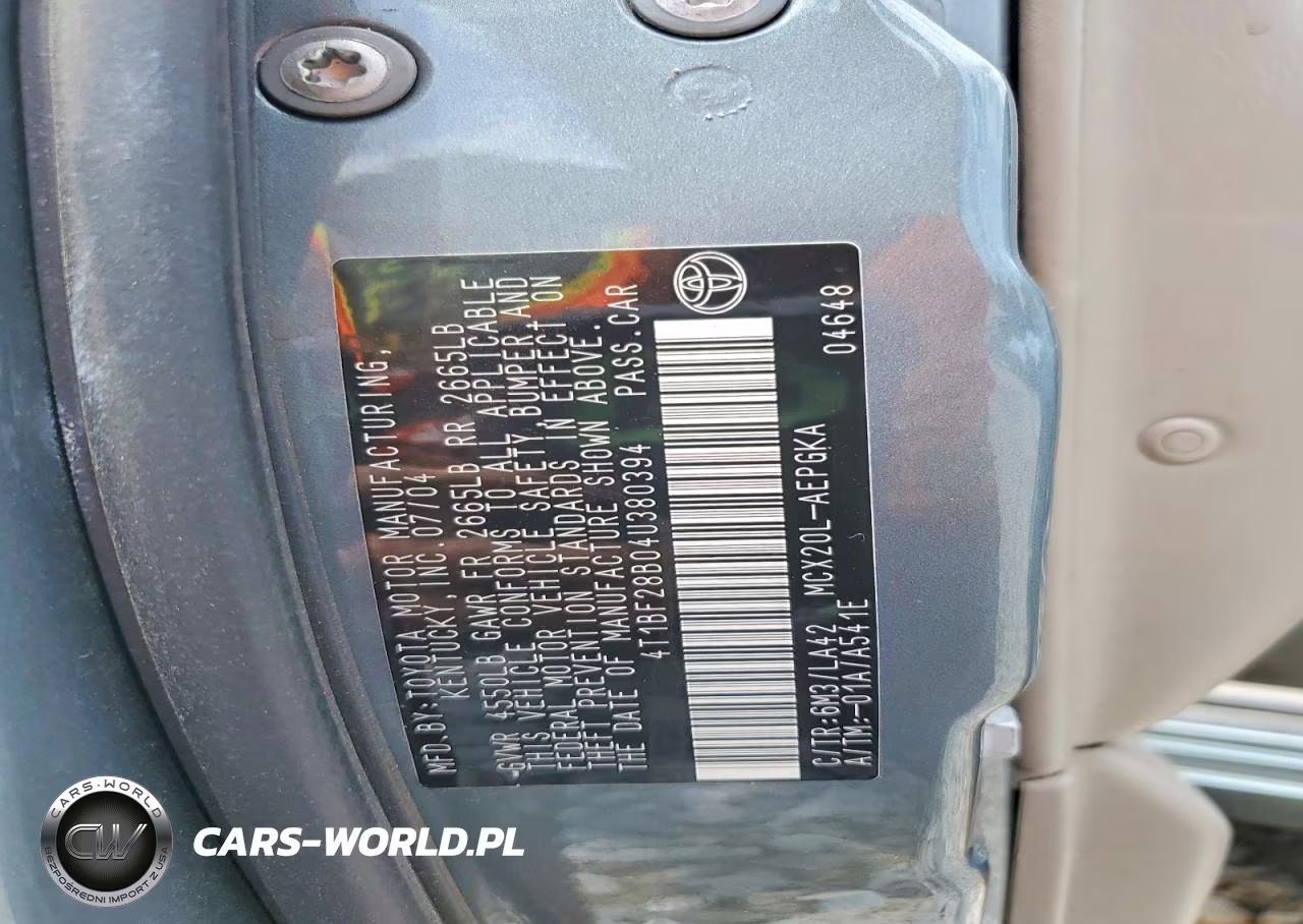 2004 Toyota Avalon Xls VIN:4T1BF28B04U380394 - 12