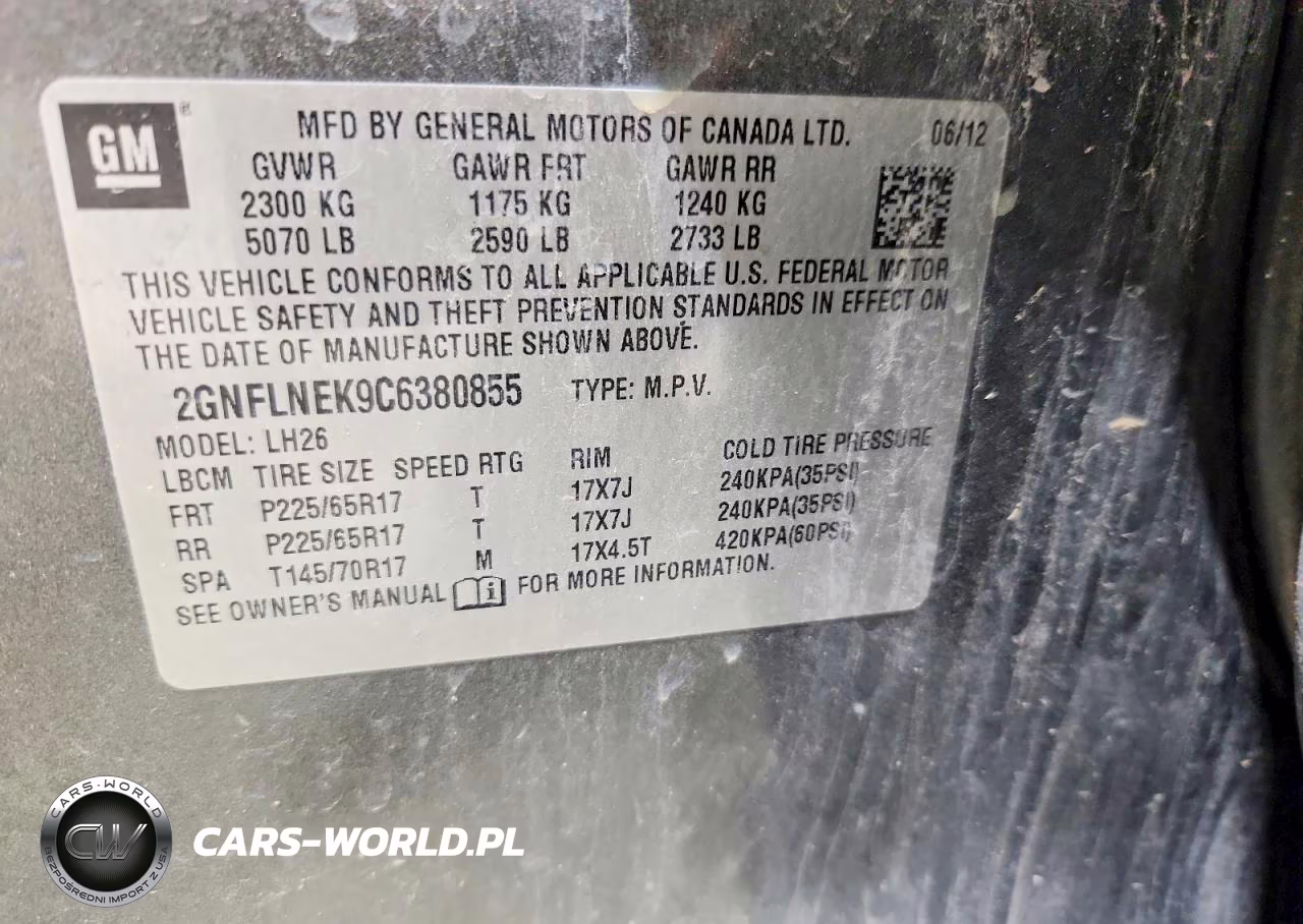 2012 Chevrolet Equinox Lt VIN:2GNFLNEK9C6380855 - 13