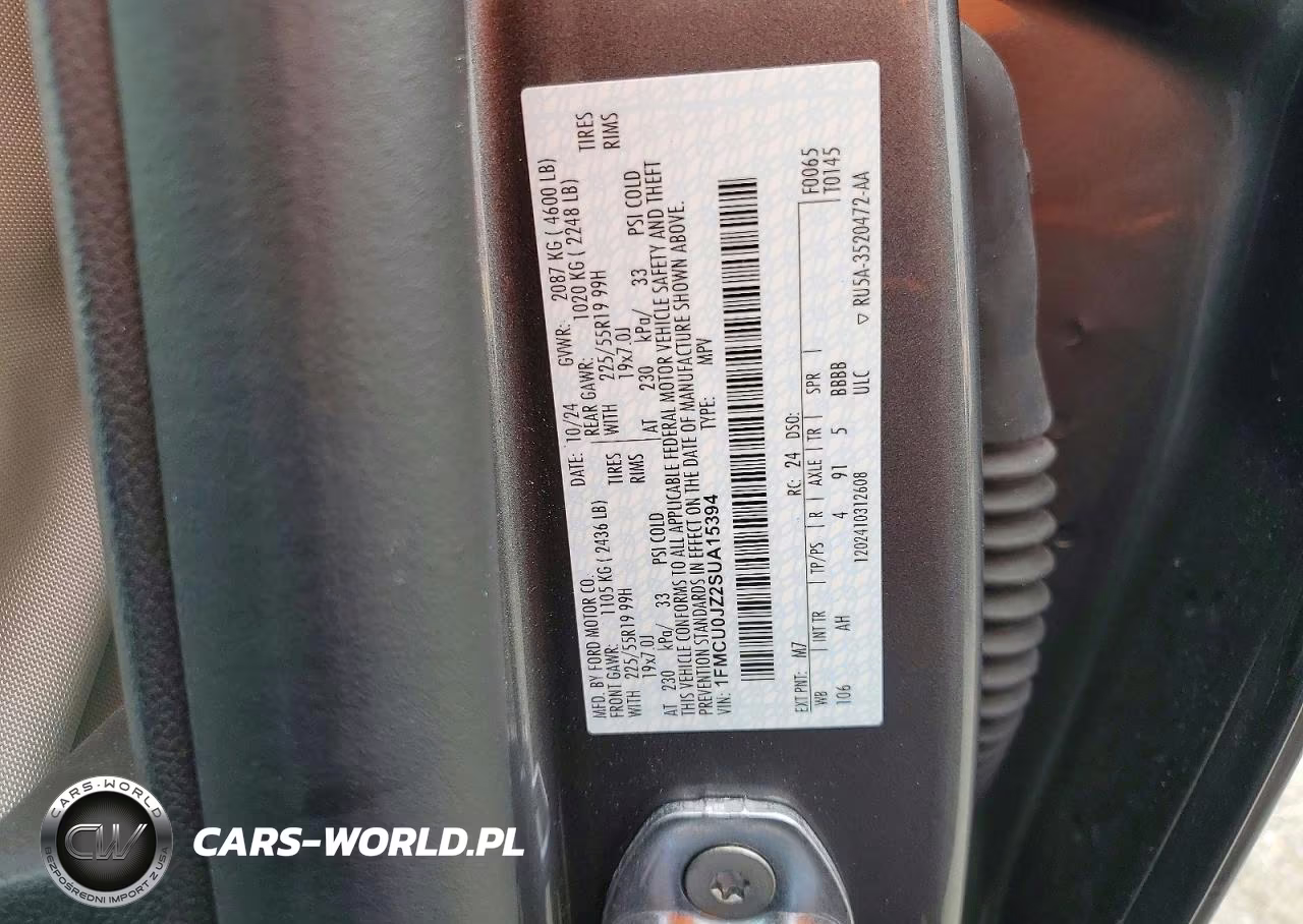 2025 Ford Escape Platinum VIN:1FMCU0JZ2SUA15394 - 13