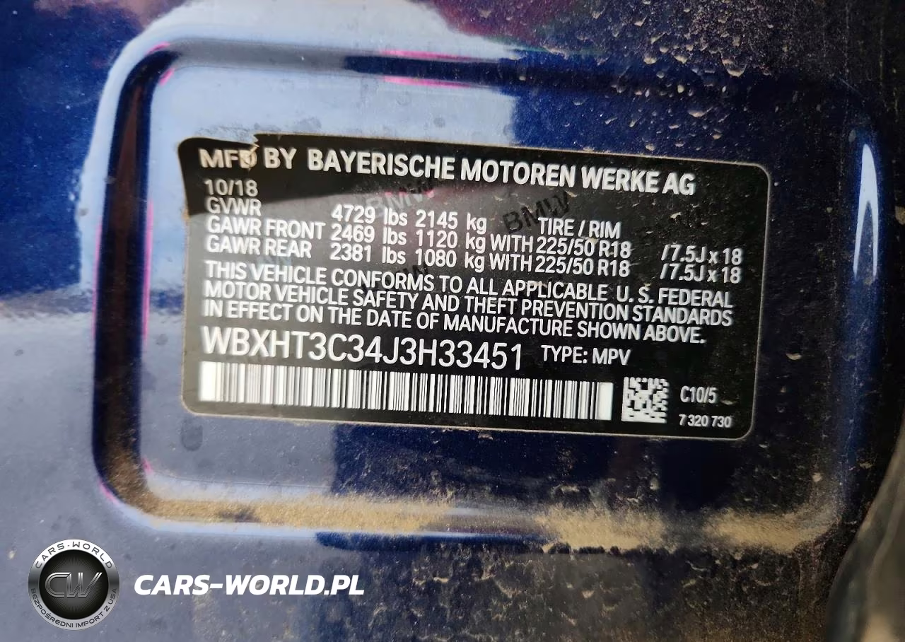2018 BMW X1 xDrive28I VIN:WBXHT3C34J3H33451 - 13