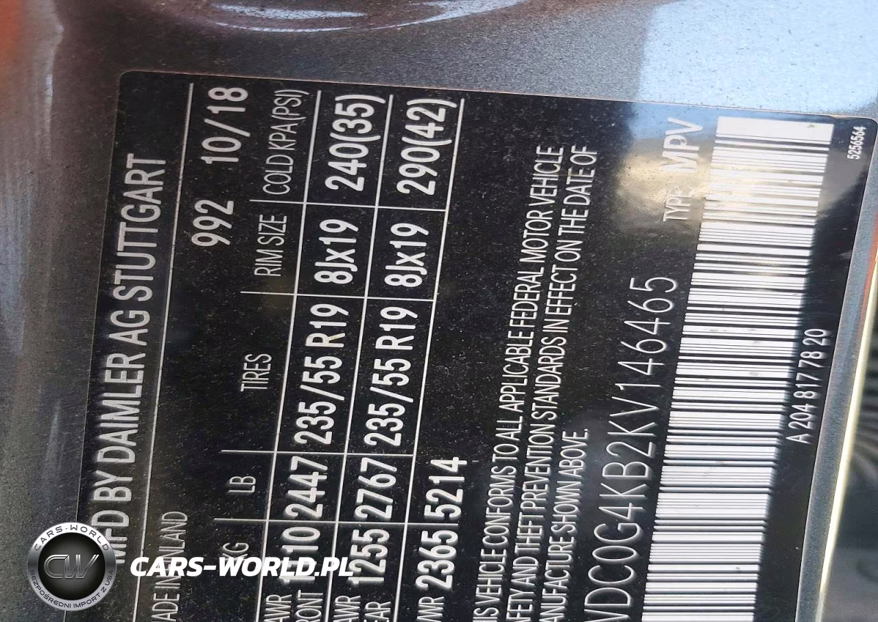 2019 Mercedes-Benz Glc 300 4Matic VIN:WDC0G4KB2KV146465 - 13