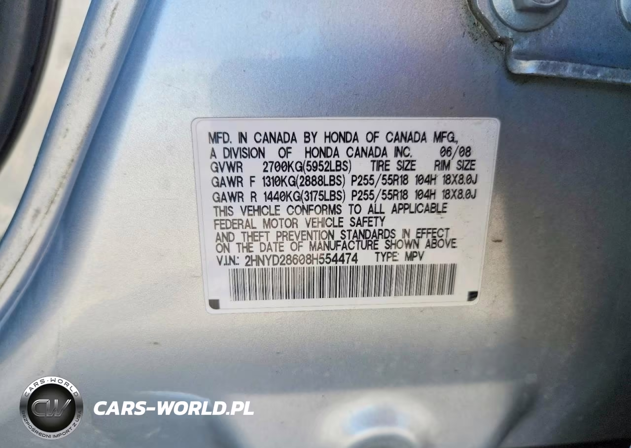 2008 Acura Mdx Technology VIN:2HNYD28608H554474 - 13