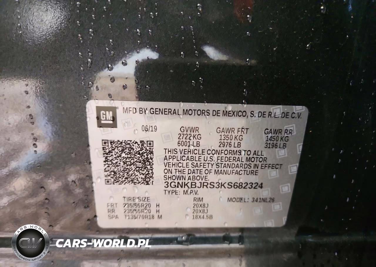 2019 Chevrolet Blazer Rs VIN:3GNKBJRS3KS682324 - 13