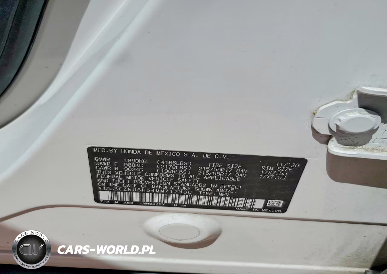 2021 Honda Hr-V Ex VIN:3CZRU6H54MM712460 - 13