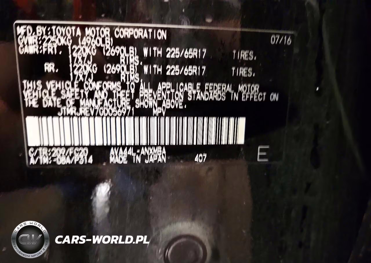 2016 Toyota Rav4 Hv Xle VIN:JTMRJREV7GD056971 - 14