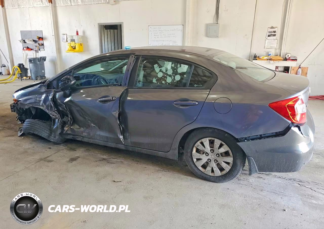 2012 Honda Civic Lx VIN:19XFB2F55CE041030 - 2