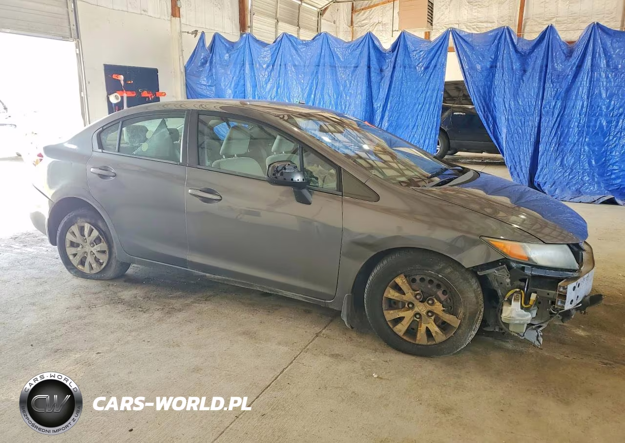 2012 Honda Civic Lx VIN:19XFB2F55CE041030 - 4