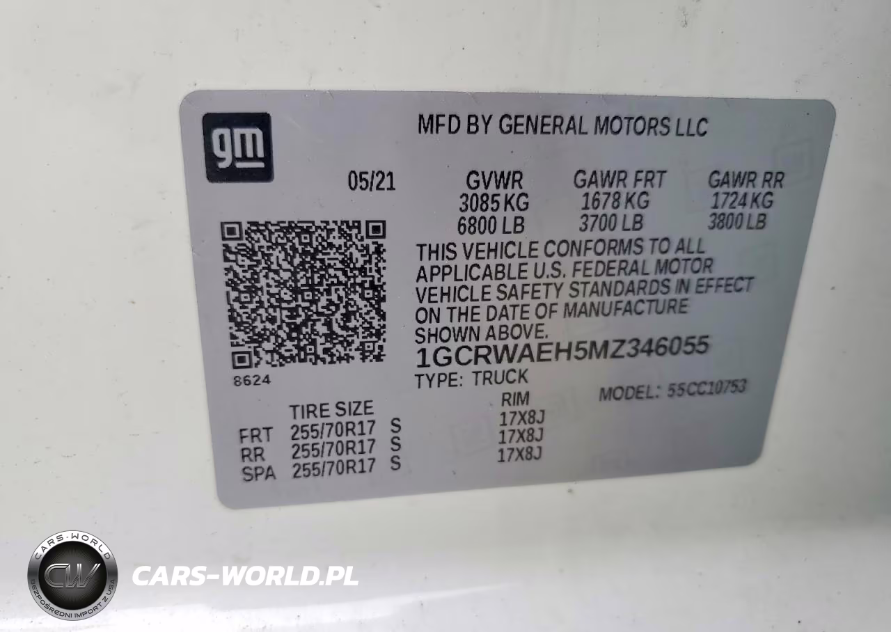 2021 Chevrolet Silverado C1500 VIN:1GCRWAEH5MZ346055 - 12