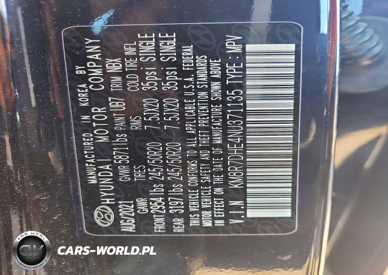 2022 Hyundai Palisade Calligraphy VIN:KM8R7DHE4NU371135 - 13