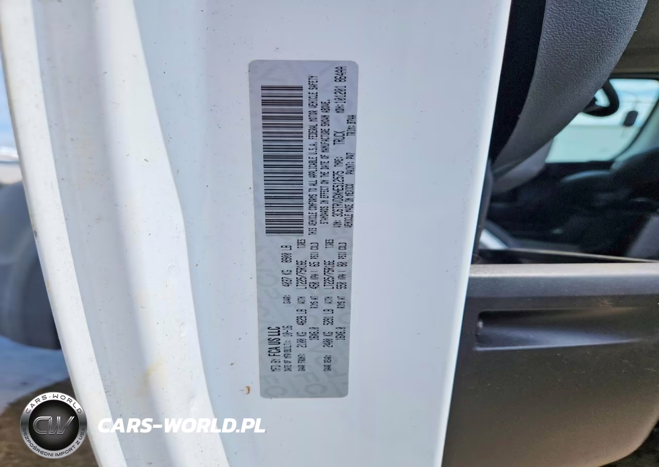 2017 Ram Promaster 2500 Delivery Van VIN:3C6TRVDGXHE512575 - 13