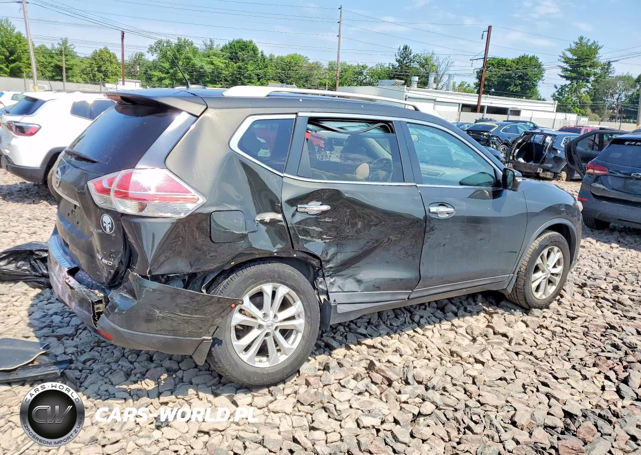 2014 Nissan Rogue Sv VIN:5N1AT2MV5EC858708 - 3