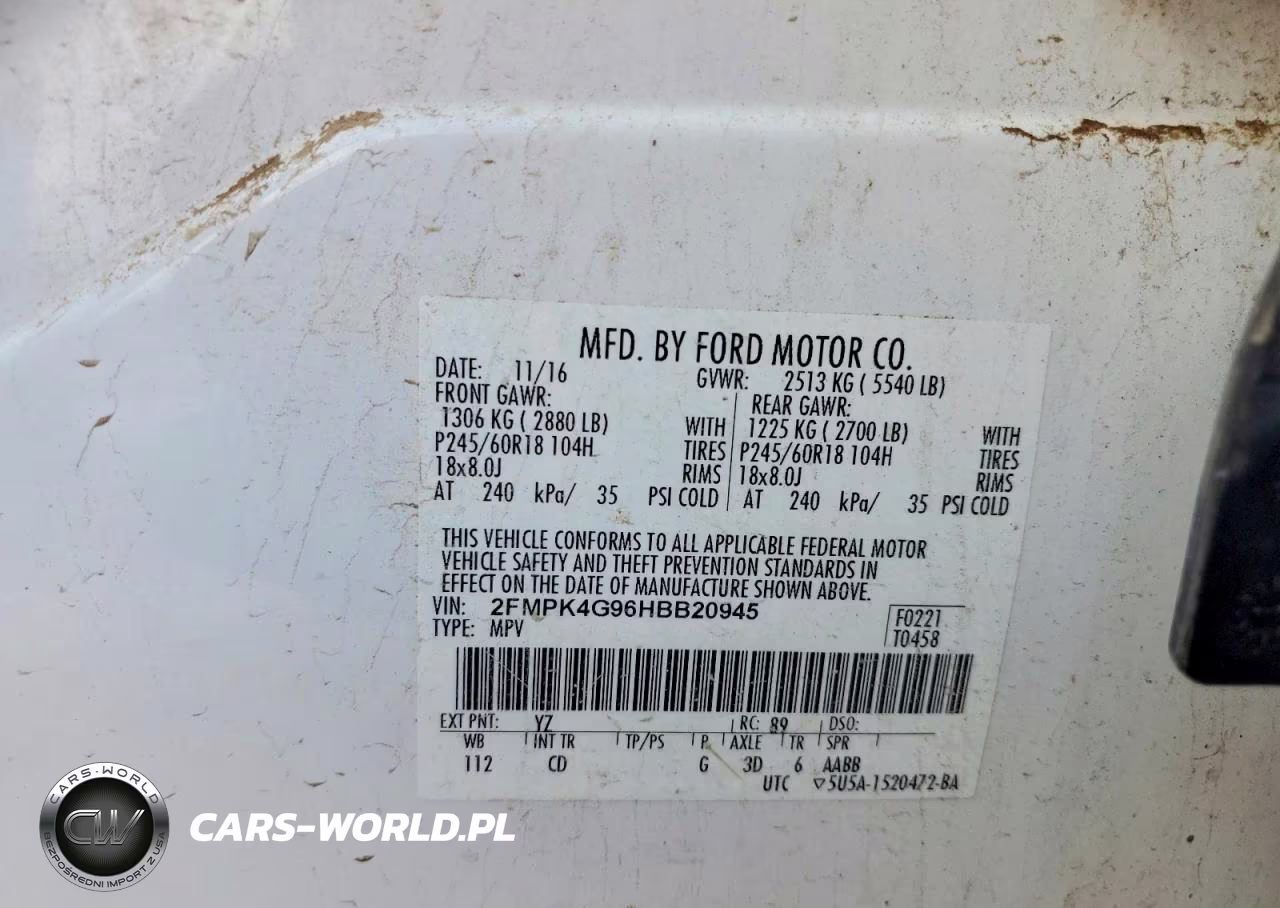 2017 Ford Edge Se VIN:2FMPK4G96HBB20945 - 13