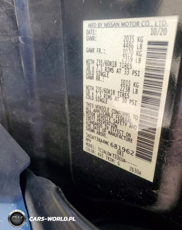 2021 Nissan Rogue Sv VIN:5N1AT3BA4MC681962 - 13