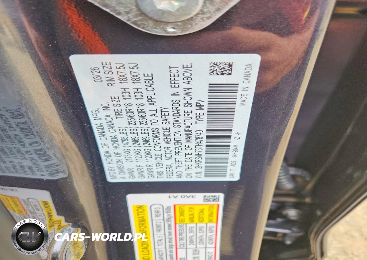 2026 Honda Cr-V Exl VIN:2HKRS4H73TH478740 - 13