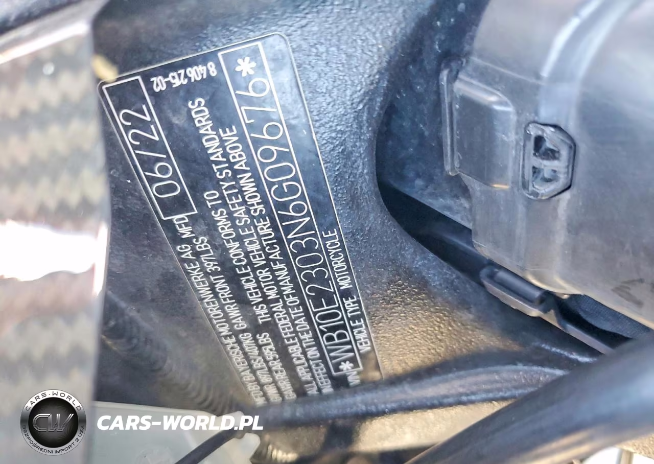 2022 BMW S 1000 Rr VIN:WB10E2303N6G09676 - 9