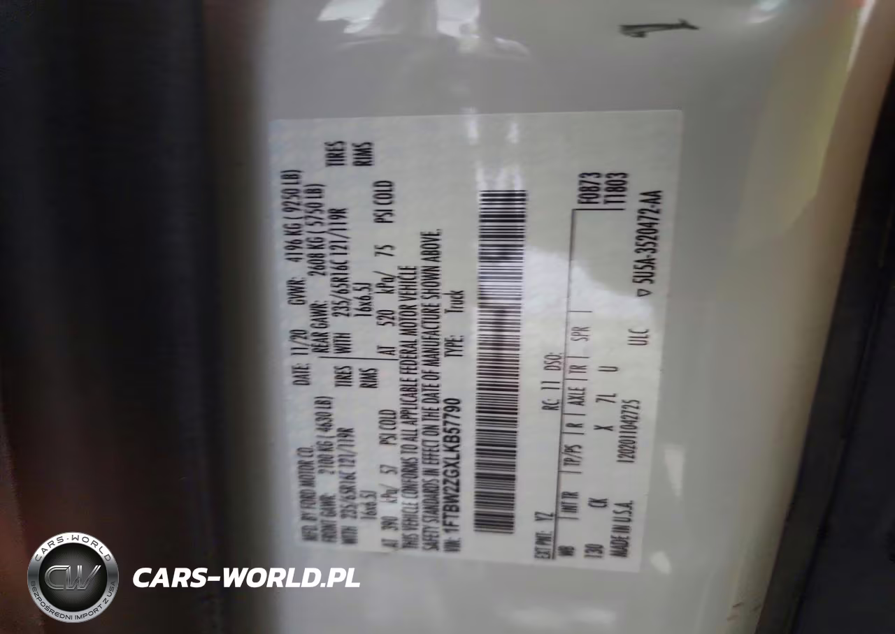 2020 Ford Transit VIN:1FTBW2ZGXLKB57790 - 13