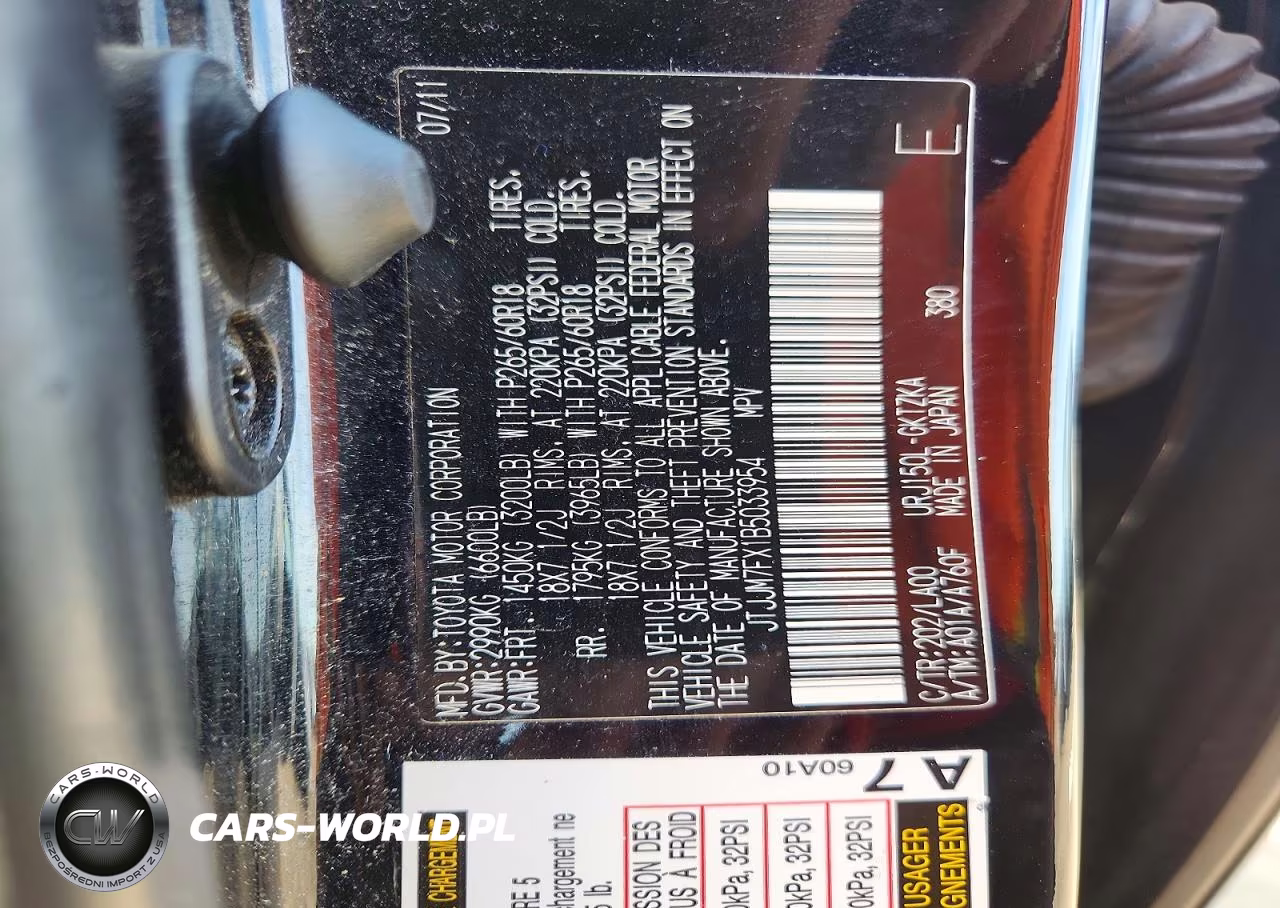2011 Lexus Gx 460 Premium VIN:JTJJM7FX1B5033954 - 14