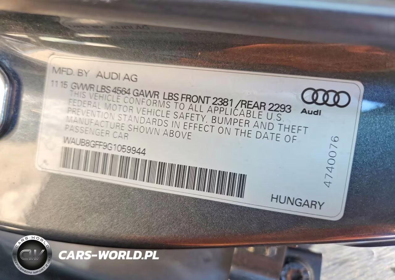 2016 Audi A3 Premium VIN:WAUB8GFF9G1059944 - 12