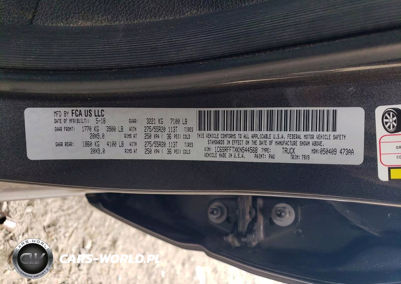 2019 Ram 1500 Big Horn-Lone Star VIN:1C6SRFFTXKN544568 - 12