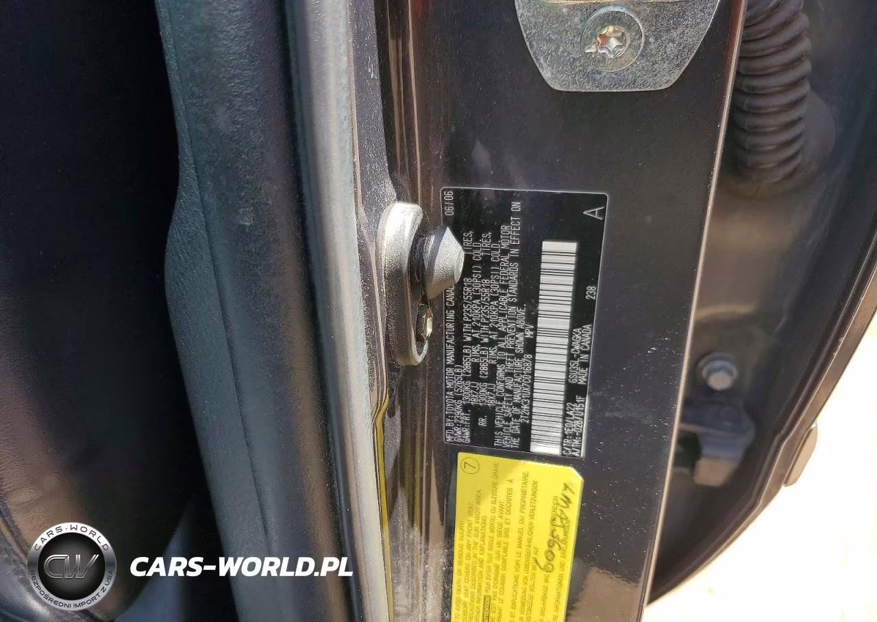 2007 Lexus Rx 350 VIN:2T2HK31UX7C016878 - 12