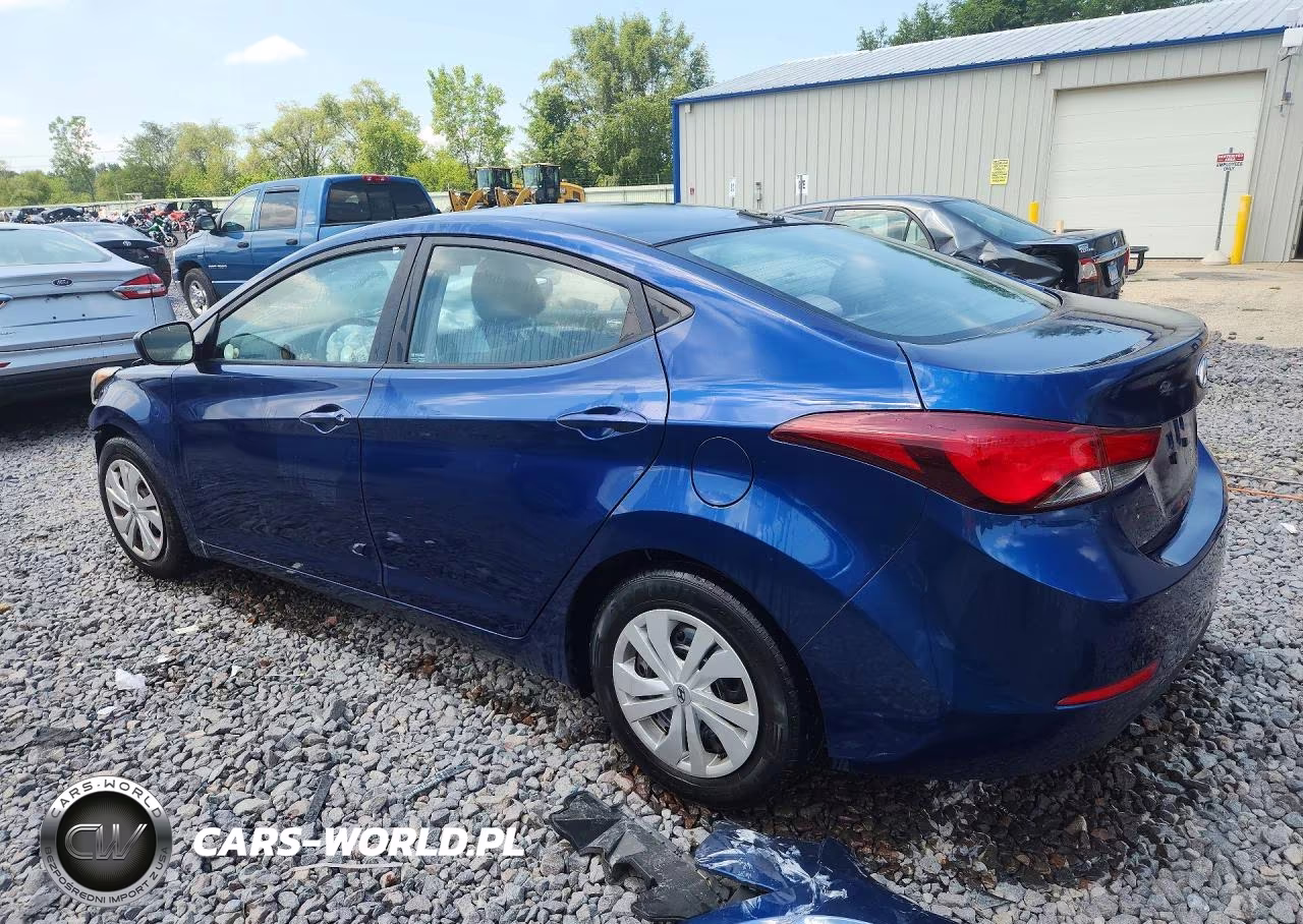 2016 Hyundai Elantra Se VIN:5NPDH4AE9GH714895 - 2