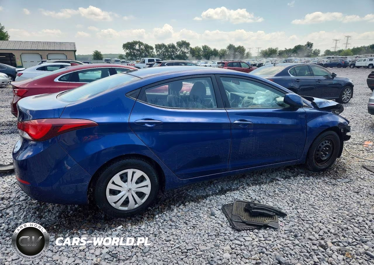2016 Hyundai Elantra Se VIN:5NPDH4AE9GH714895 - 3