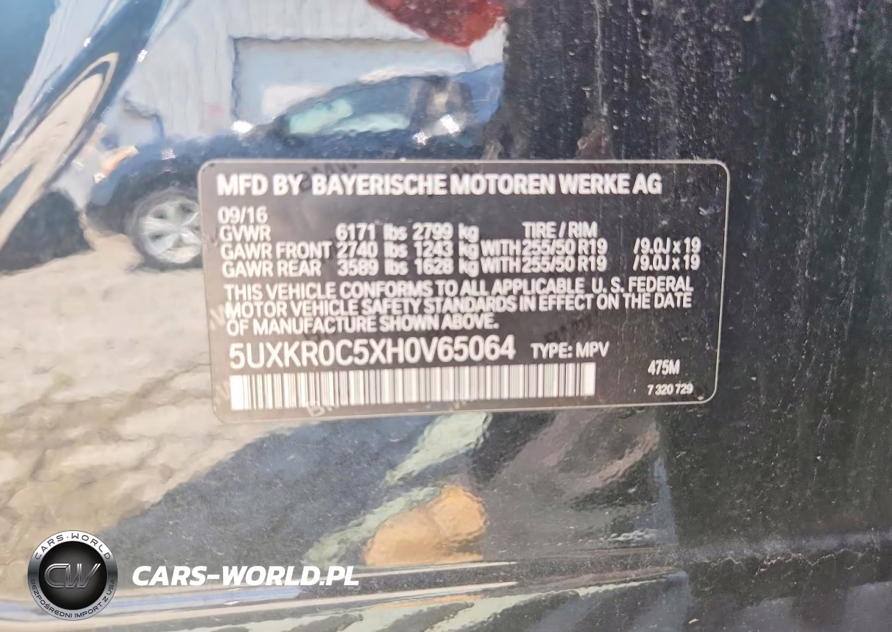 2017 BMW X5 xDrive35I VIN:5UXKR0C5XH0V65064 - 13