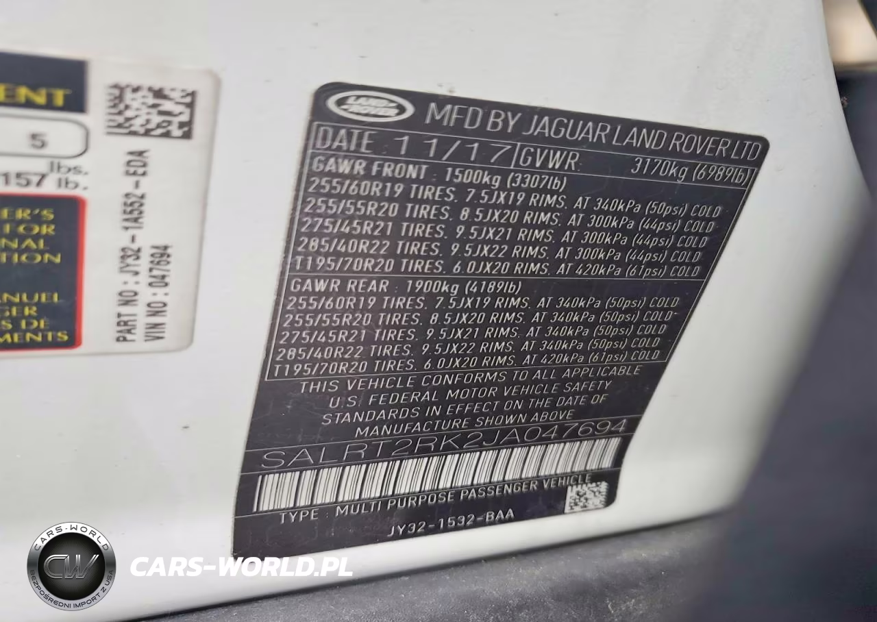 2018 Land Rover Discovery Hse Luxury VIN:SALRT2RK2JA047694 - 13