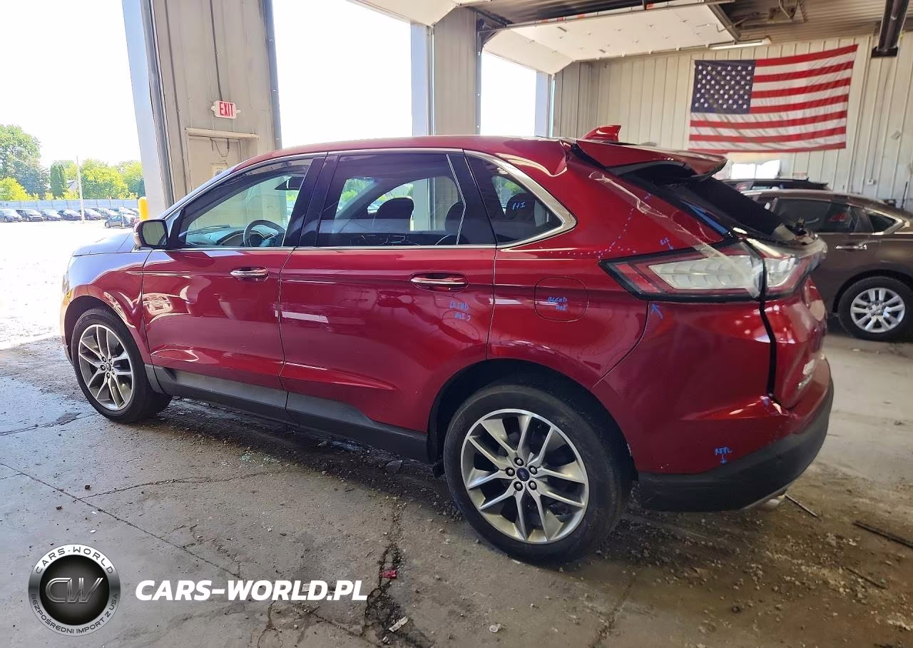 2017 Ford Edge Titanium VIN:2FMPK4K82HBB84348 - 2