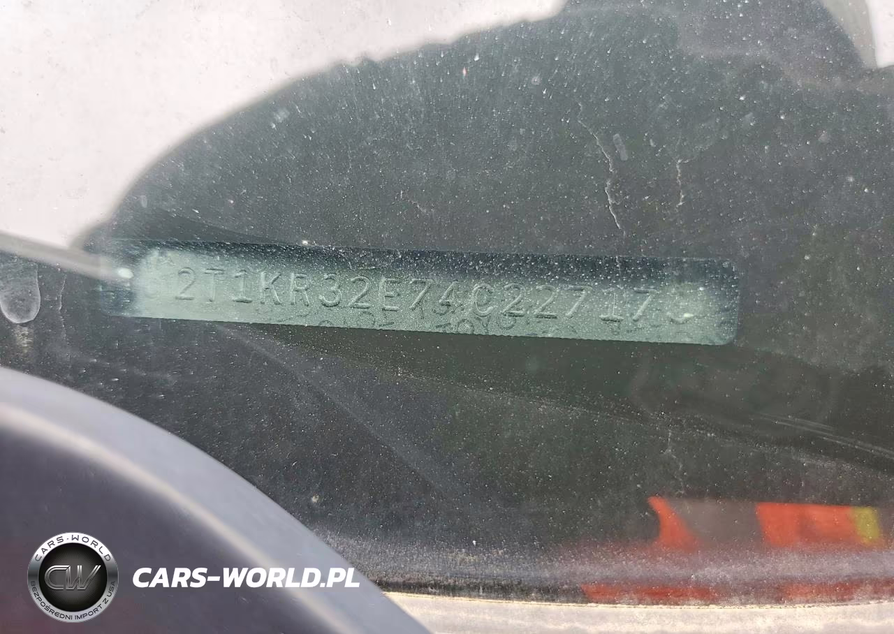 2004 Toyota Corolla Matrix Xr VIN:2T1KR32E74C227173 - 14