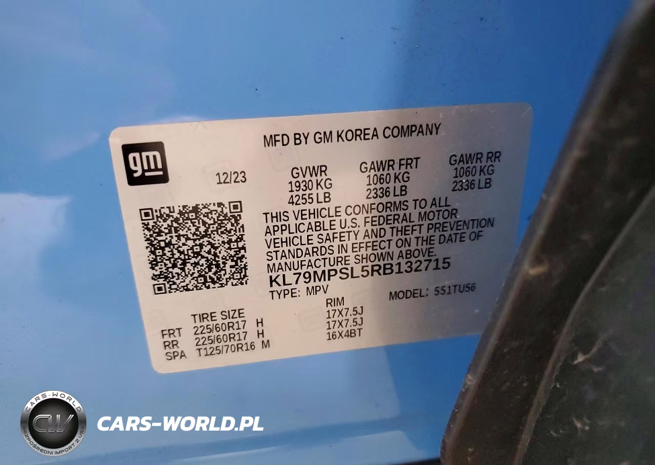 2024 Chevrolet Trailblazer VIN:KL79MPSL5RB132715 - 14