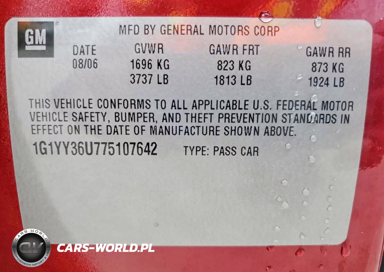 2007 Chevrolet Corvette VIN:1G1YY36U775107642 - 12