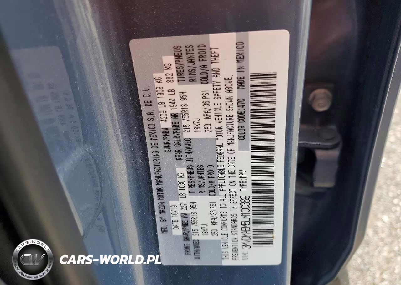 2020 Mazda Cx-30 Premium VIN:3MVDMAEM5LM100389 - 13