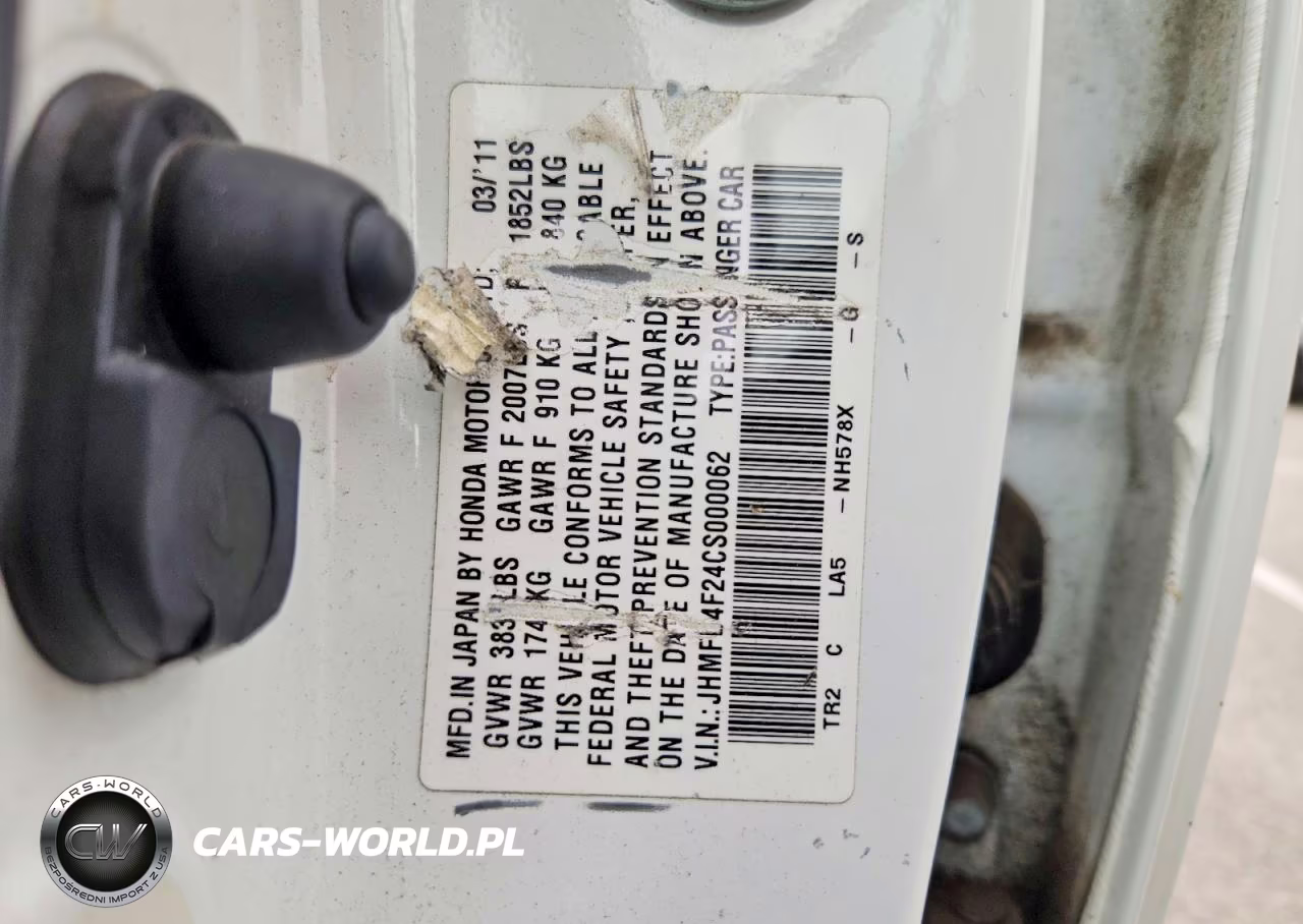 2012 Honda Civic Hybrid VIN:JHMFB4F24CS000062 - 12