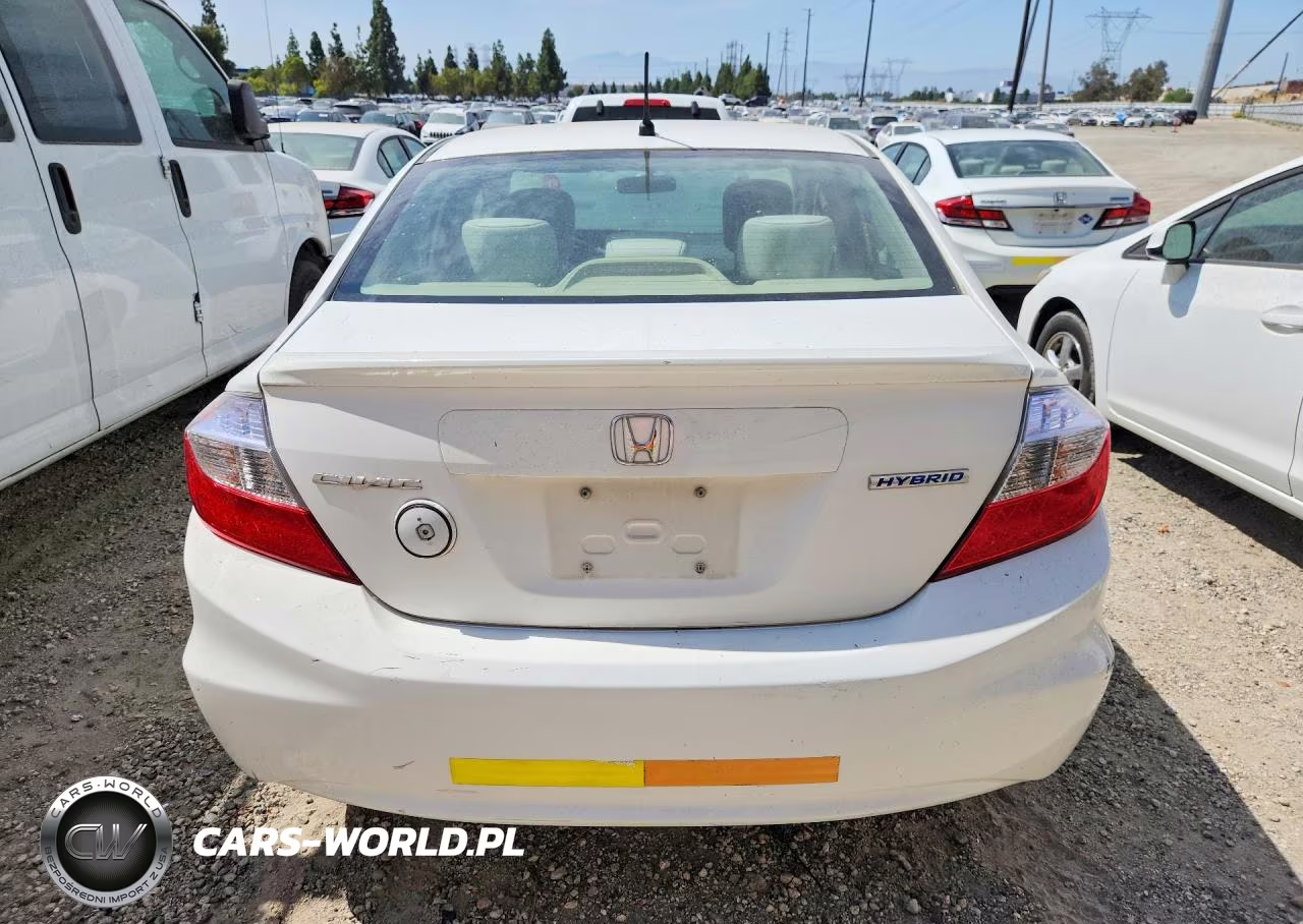 2012 Honda Civic Hybrid VIN:JHMFB4F24CS000062 - 6