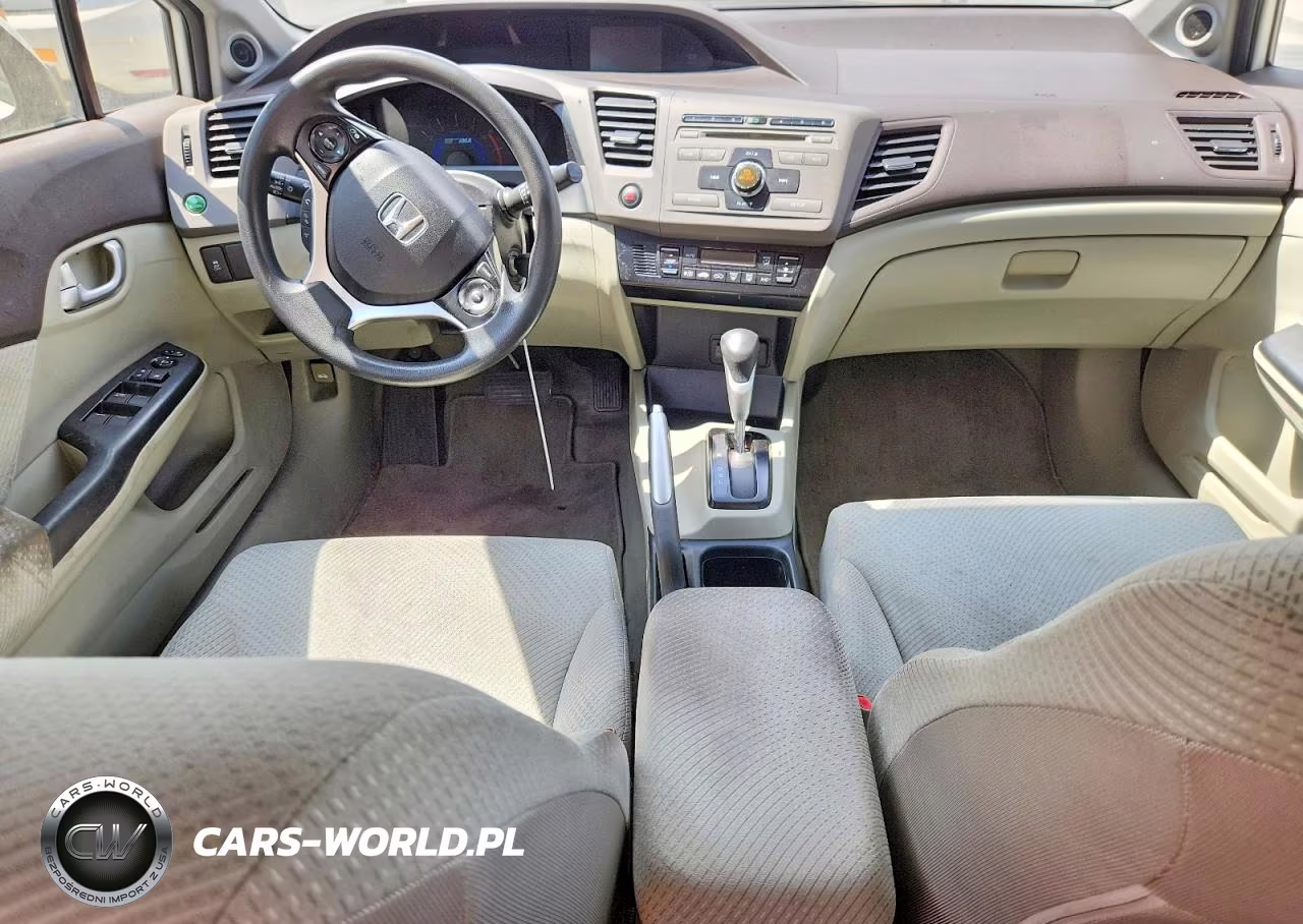 2012 Honda Civic Hybrid VIN:JHMFB4F24CS000062 - 8