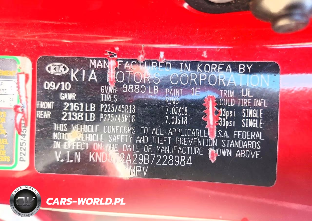 2011 Kia Soul Sport VIN:KNDJT2A29B7228984 - 12