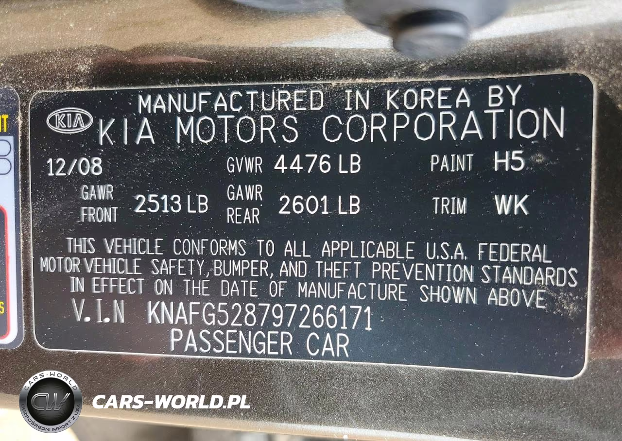 2009 Kia Rondo Base VIN:KNAFG528797266171 - 12