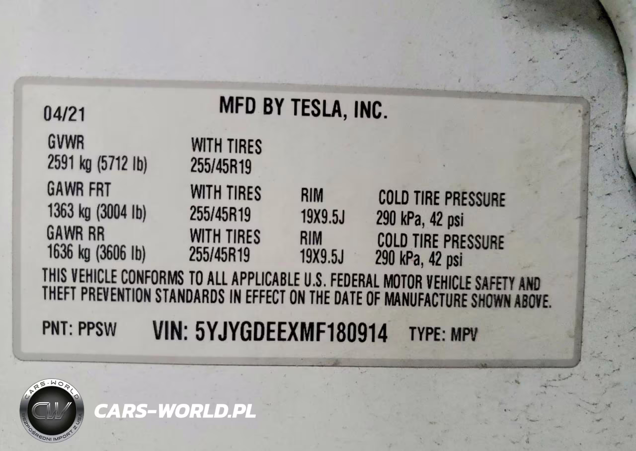 2021 Tesla Model Y VIN:5YJYGDEEXMF180914 - 12