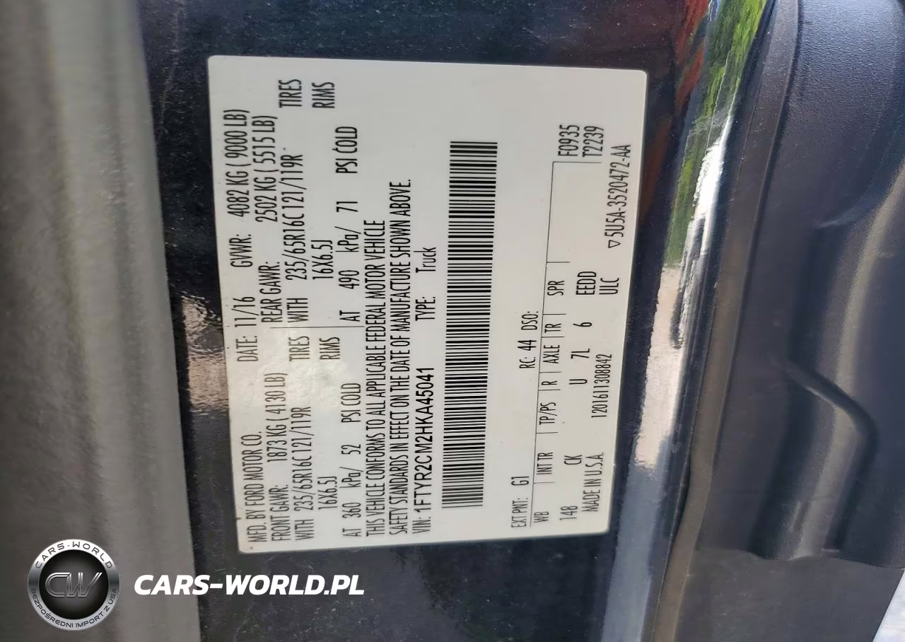 2017 Ford Transit 250 Delivery Van VIN:1FTYR2CM2HKA45041 - 13
