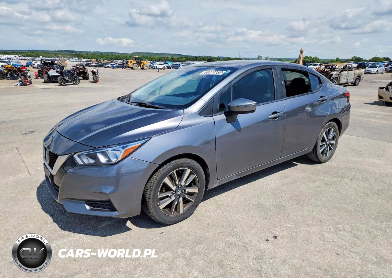 2021 Nissan Versa Sv VIN:3N1CN8EV1ML860504 - 1