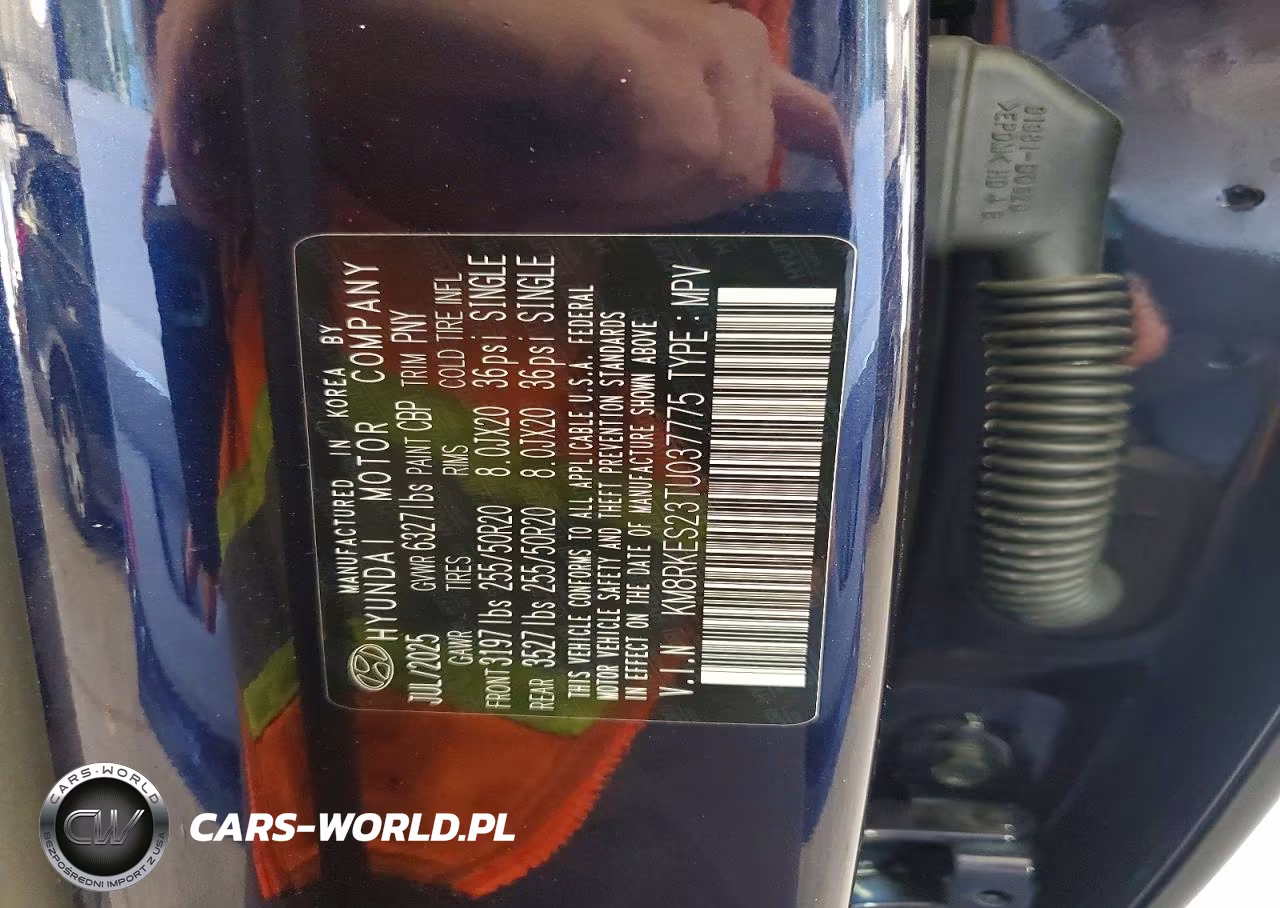 2026 Hyundai Palisade Limited VIN:KM8RKES23TU037775 - 13
