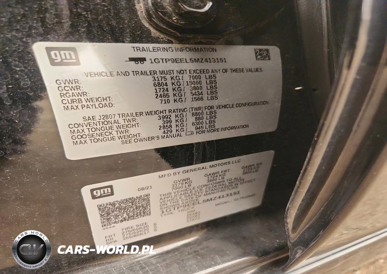 2021 GMC Sierra K1500 At4 VIN:1GTP9EEL5MZ413151 - 12