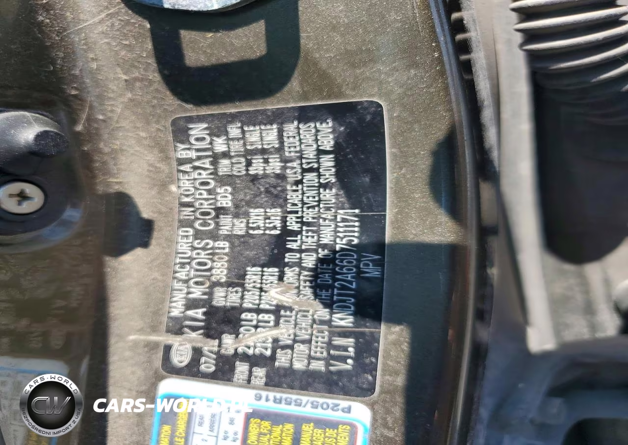 2013 Kia Soul + VIN:KNDJT2A66D7511171 - 12