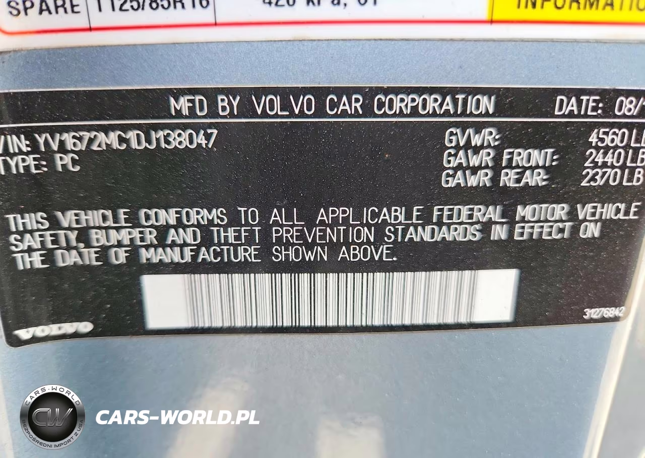 2013 Volvo C70 T5 VIN:YV1672MC1DJ138047 - 12